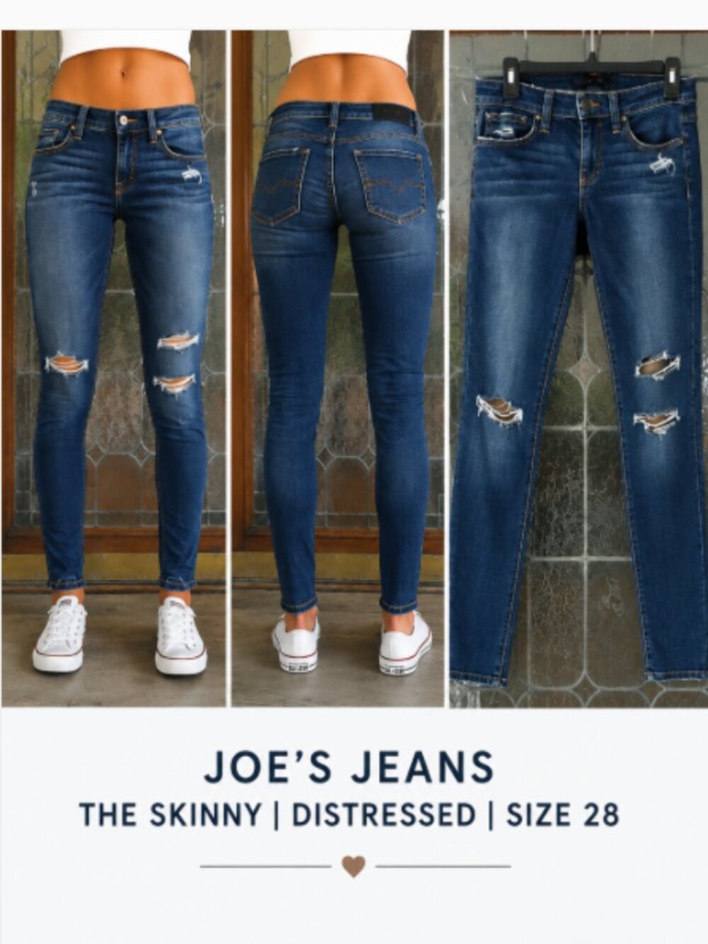 JOE’S Jeans “The Skinny” Distressed Jeans